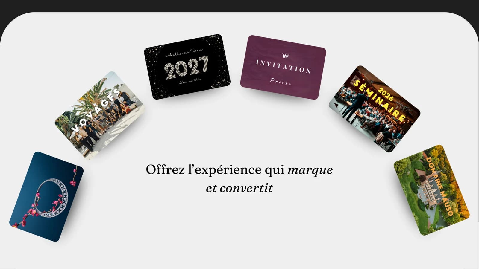 Offrez l'expérience qui marque et convertit